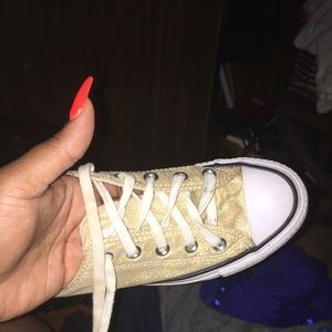 Gold converse